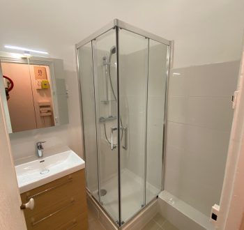 Rénovation complette sol, murs dépose baignoire installation douche, wc, lavao, peinture a Paris 75015 budget 9000€